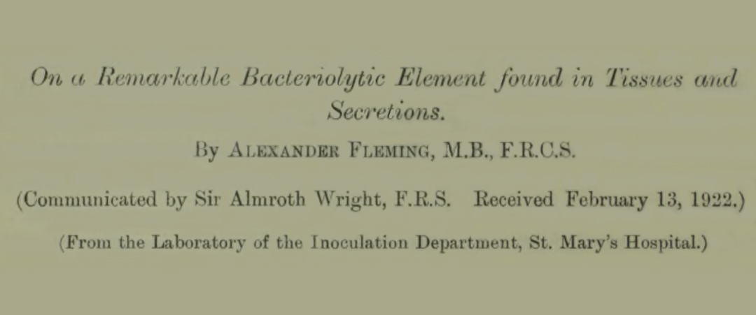 Fleming's Paper